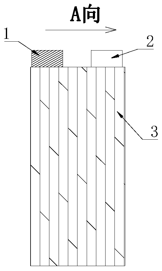 Roll-type lead-acid storage battery, preparation method thereof and application thereof