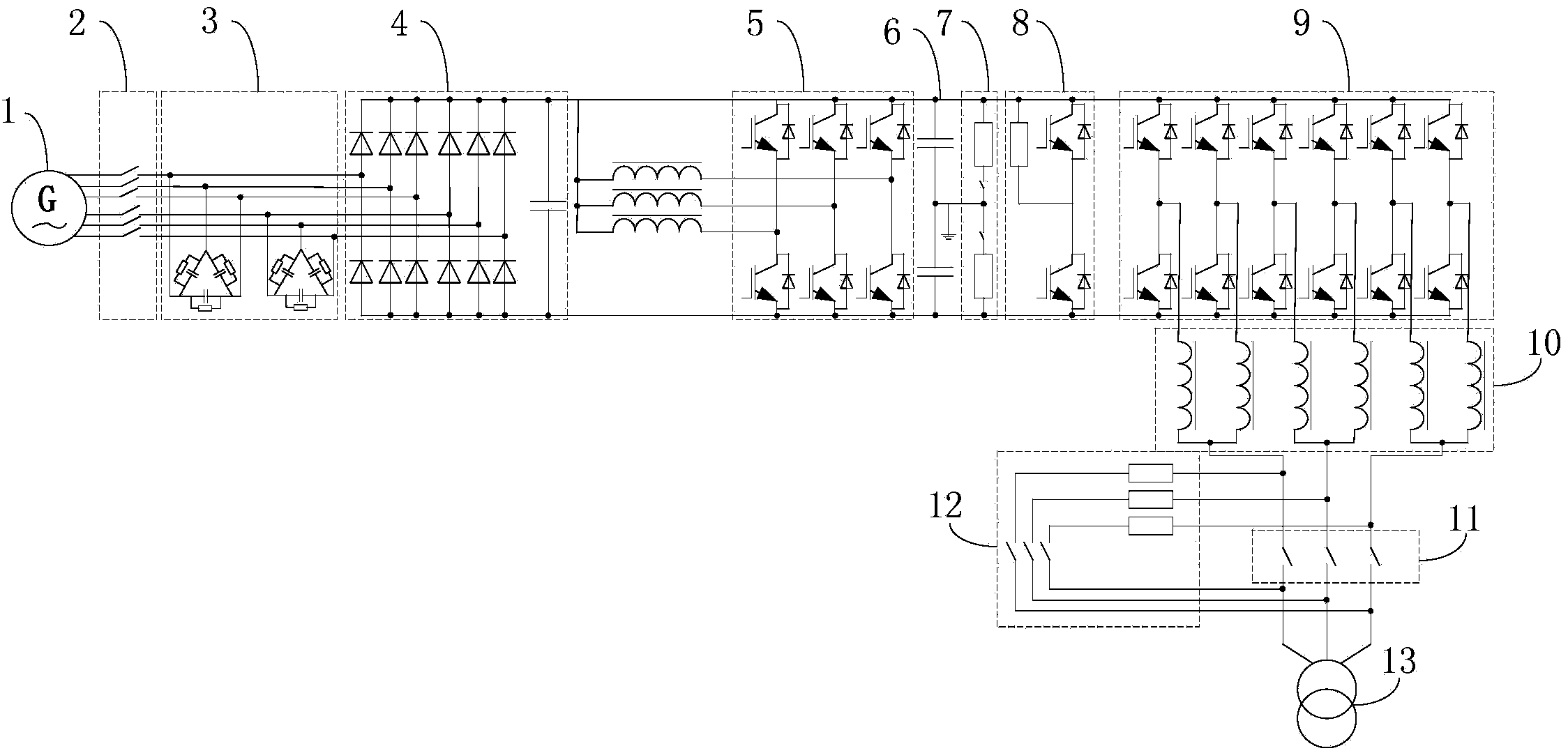 Fault detection method and device for IGBT anti-parallel diode