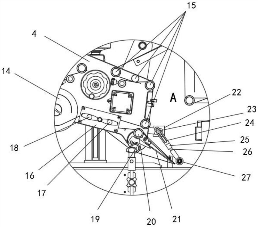 An automatic labeling equipment for toy production and processing