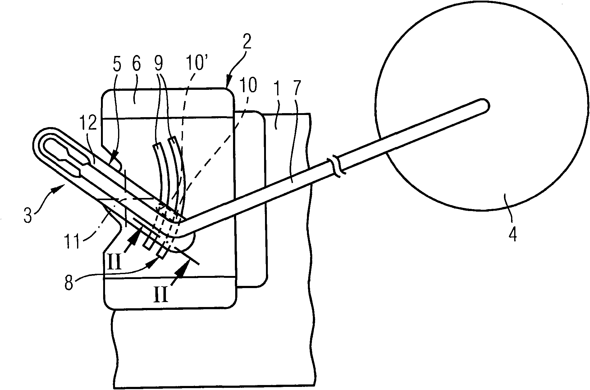 Signal transmitter for a filling level sensor