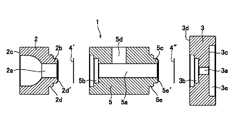 Gasket type measuring hole and pressure type flow control device using the measuring hole