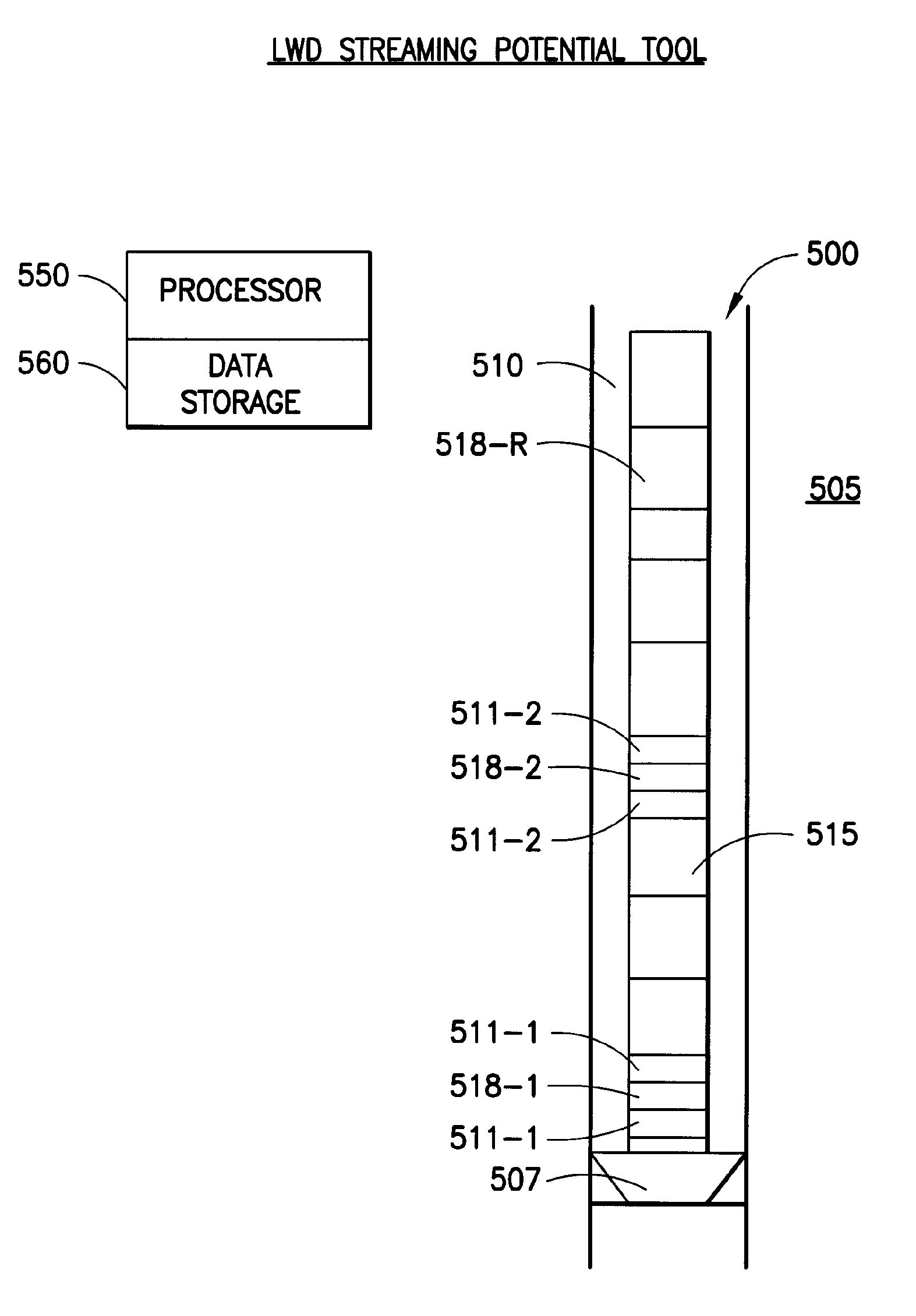 Apparatus for measuring streaming potentials and determining earth formation characteristics