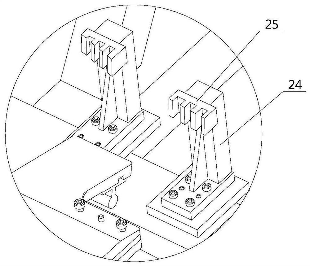 A device for assembling the main load-bearing frame of an engine thrust reverser