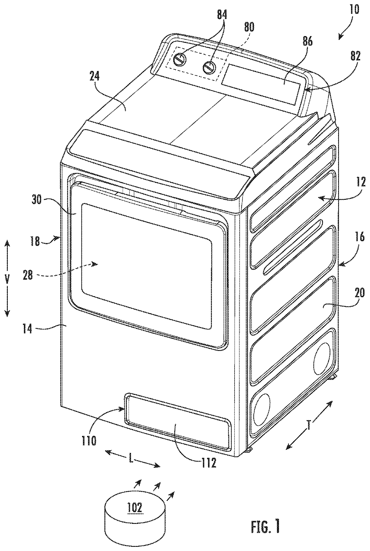 Lint cleaning assembly for a dryer appliance