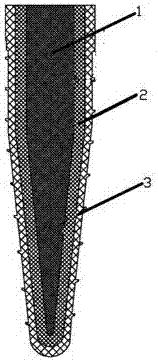 Gradient porous implant with drug carrying function