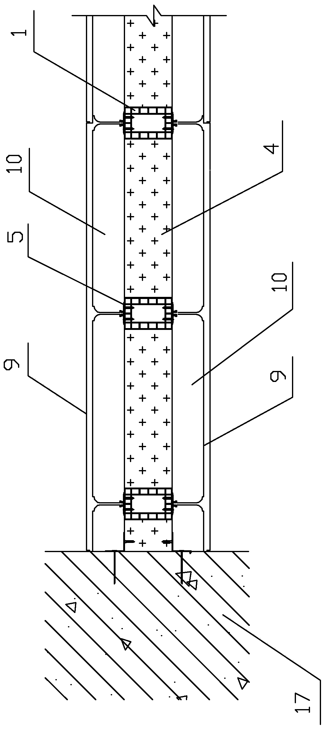 Sound absorption wall and mounting method thereof