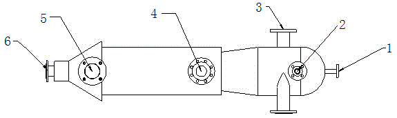 Coalescence type multiphase cyclone separator