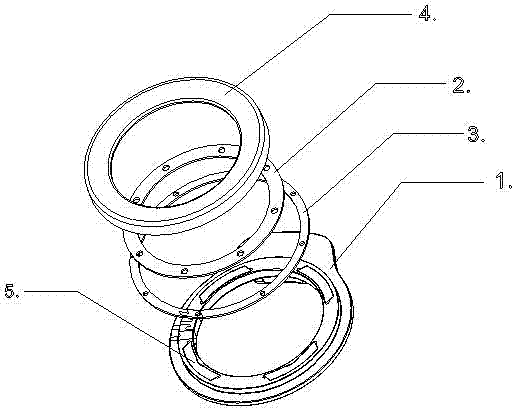 Processing technology for combining silica gel and metal