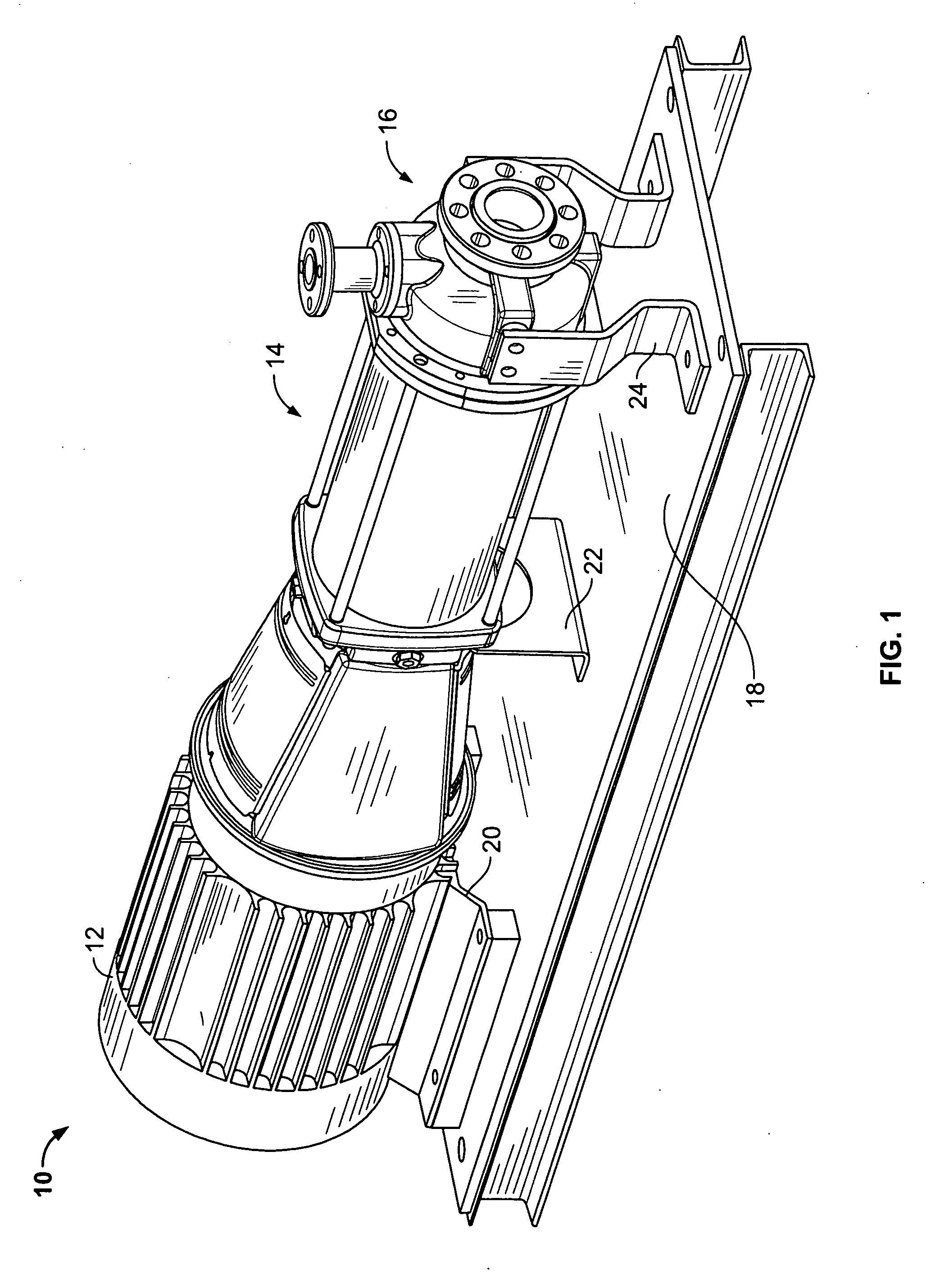 Multistage pump assembly having removable cartridge