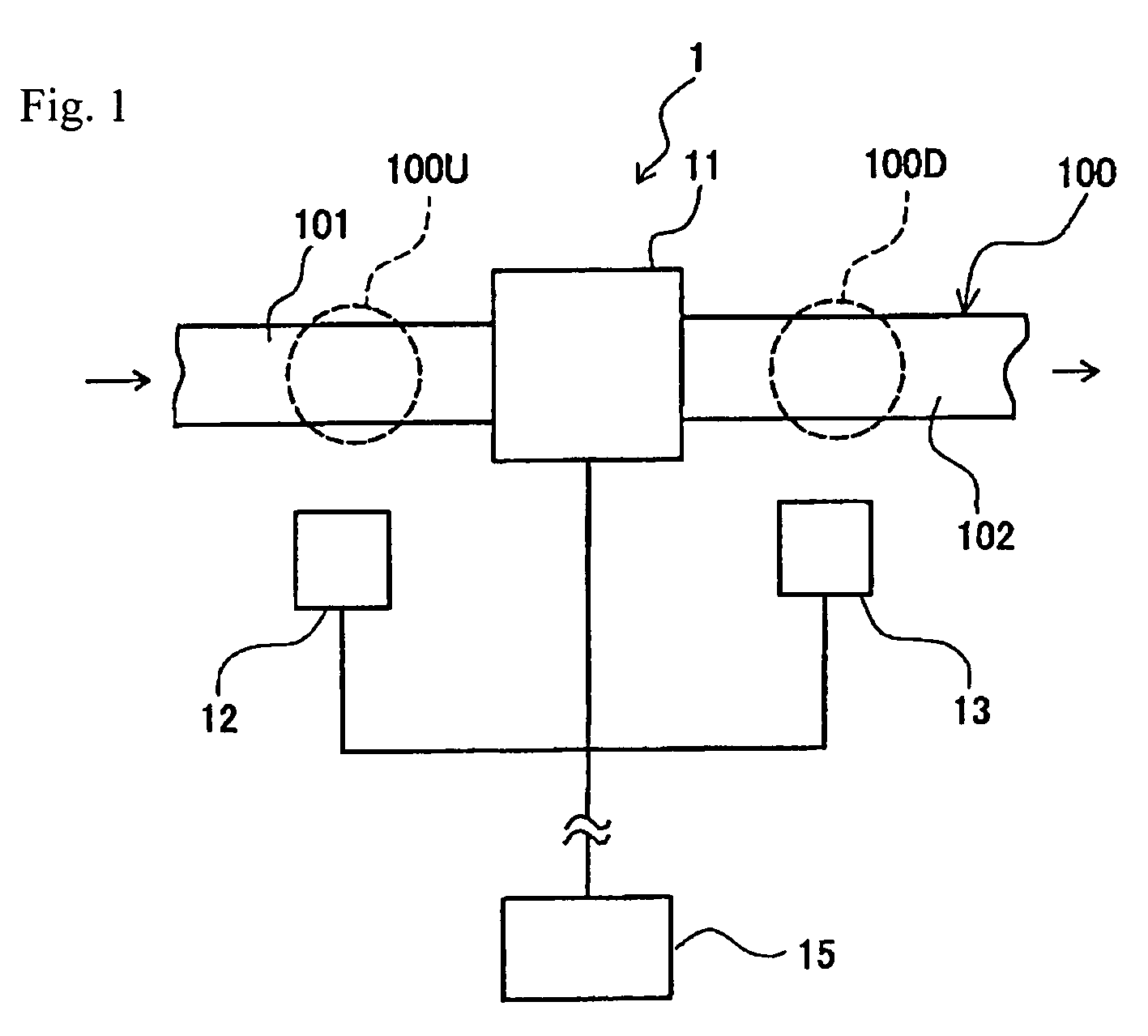 Flow sensor with non-contact temperature detecting means