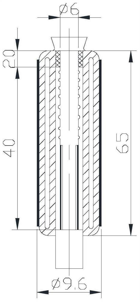 Low-temperature electronic cigarette heating pipe and preparation method thereof