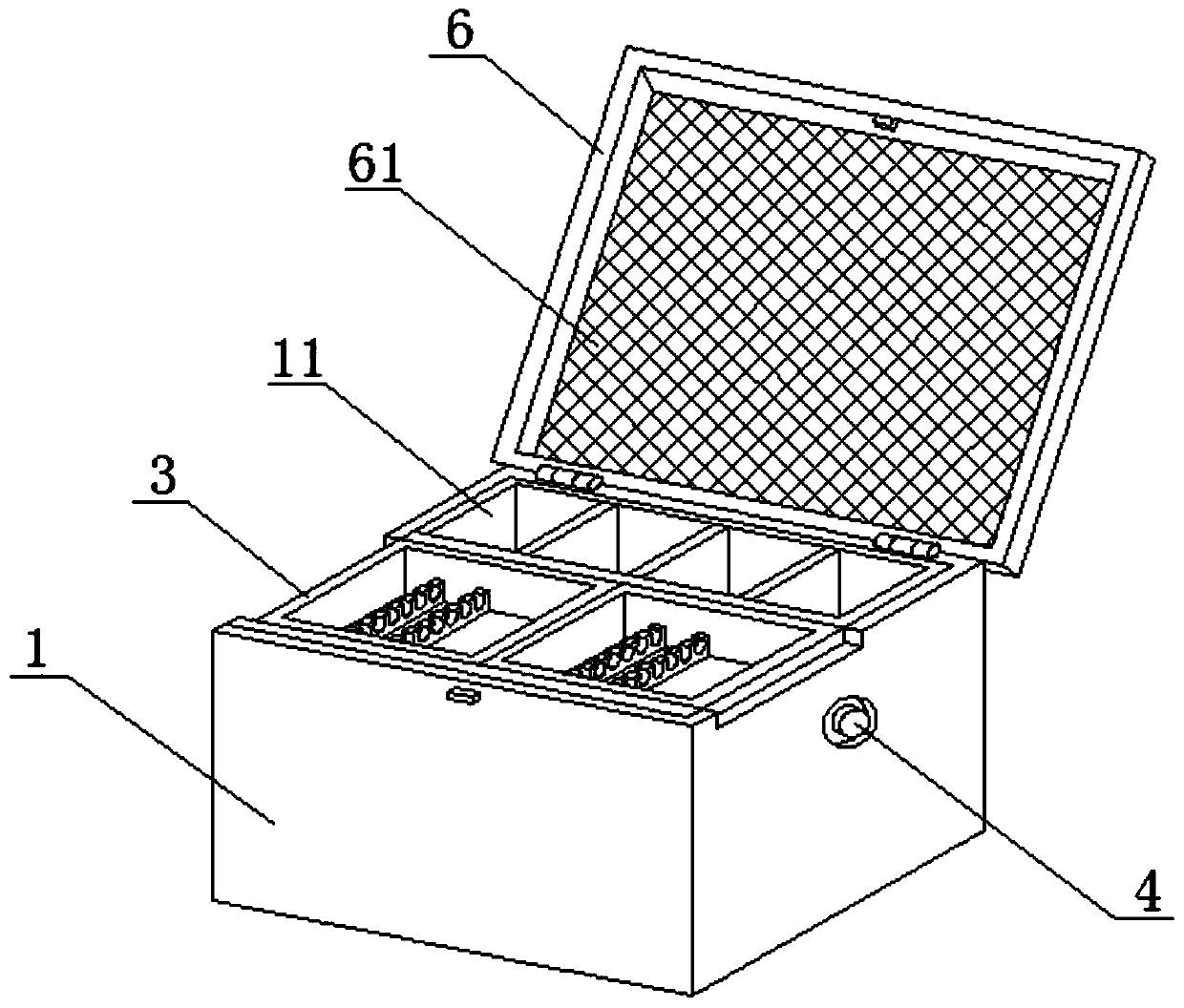 Nursing box for hematology department