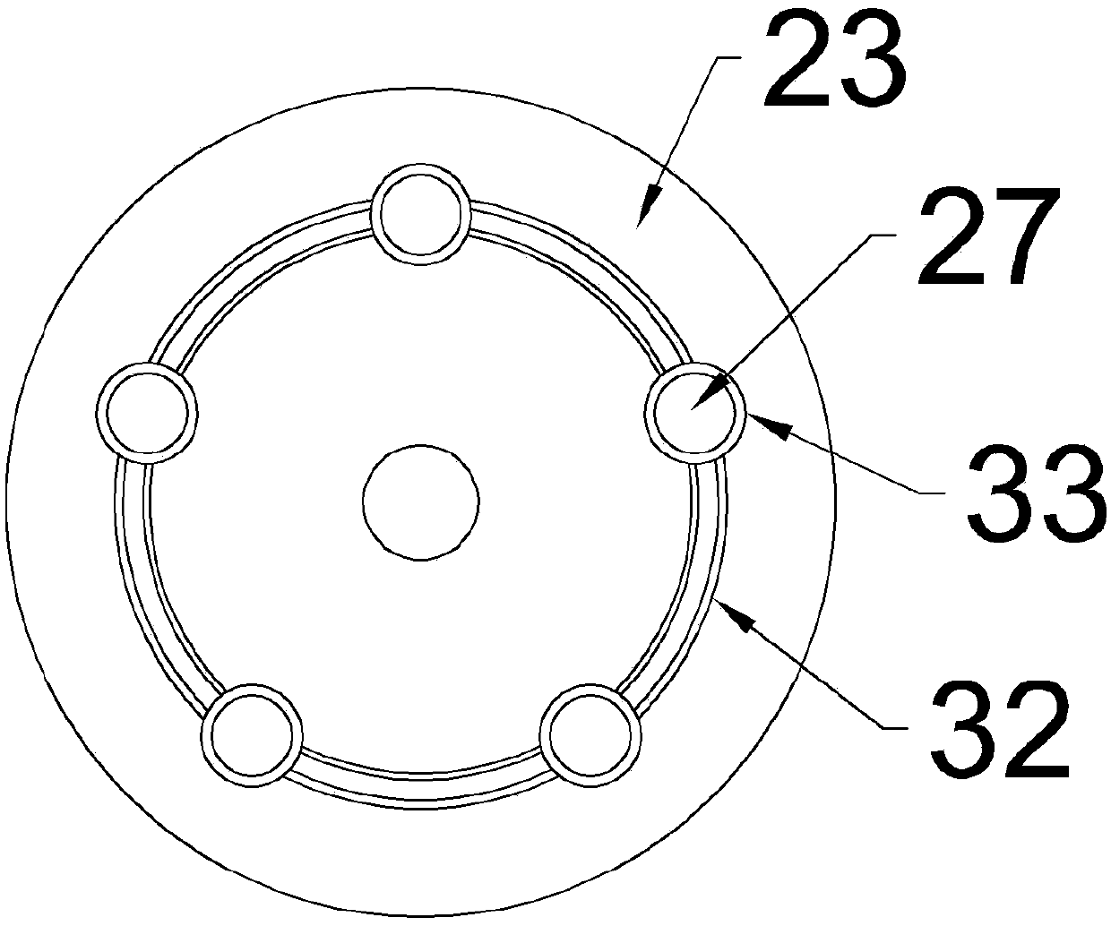 Perforating device for food packaging paperboard