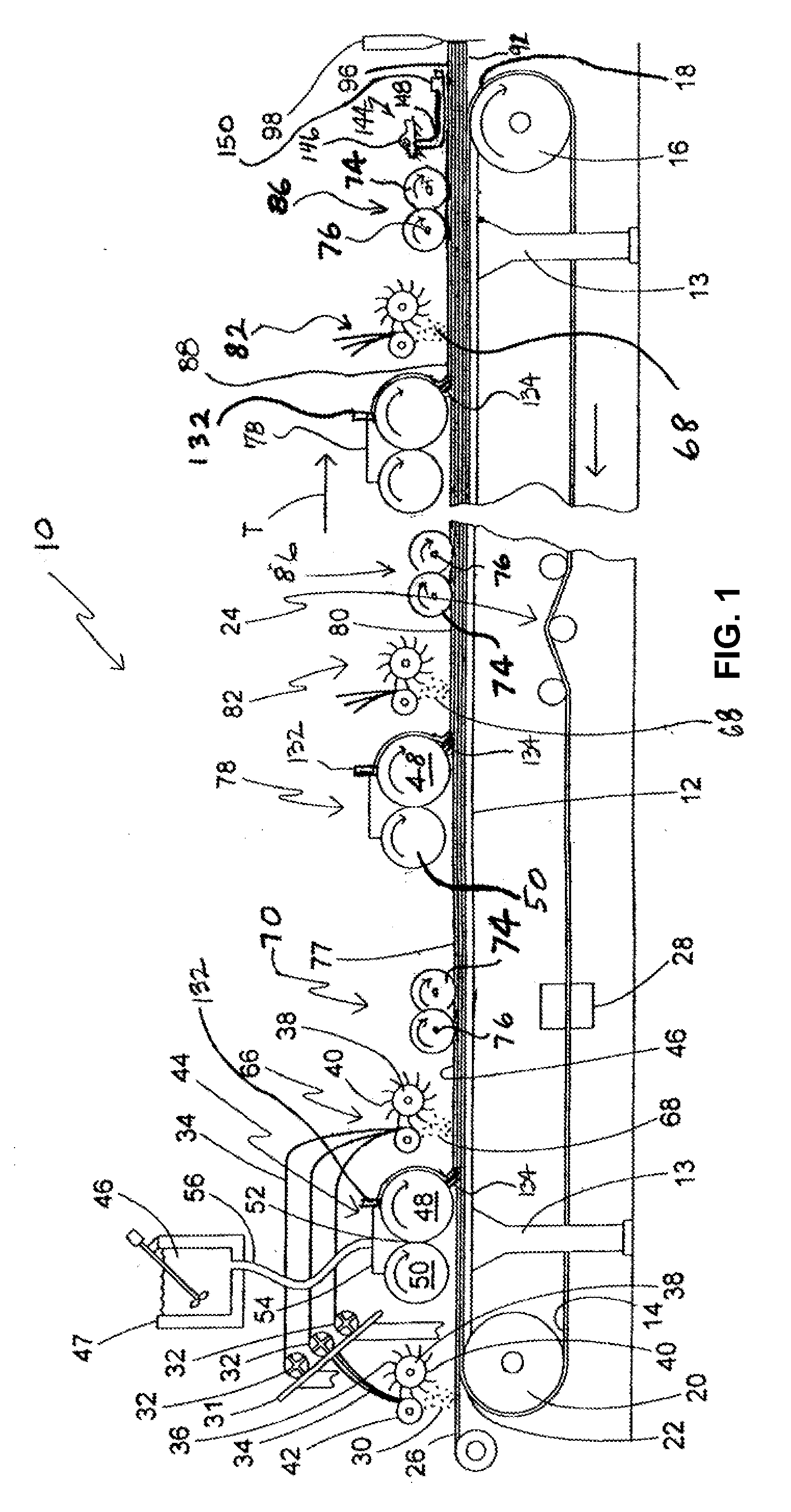 Panel smoothing process and apparatus for forming a smooth continuous surface on fiber-reinforced structural cement panels