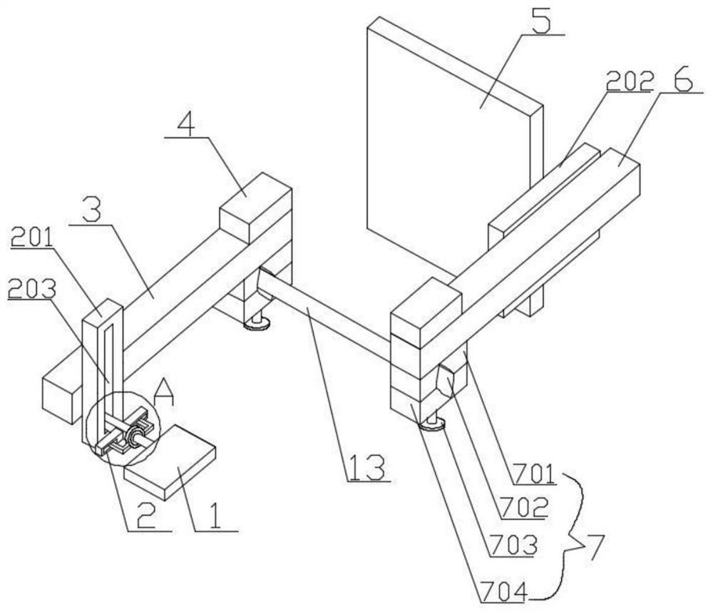 Split type X-ray detection device for strain clamp of power transmission line