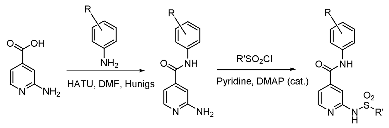 Pyridyl reverse sulfonamides for HBV treatment