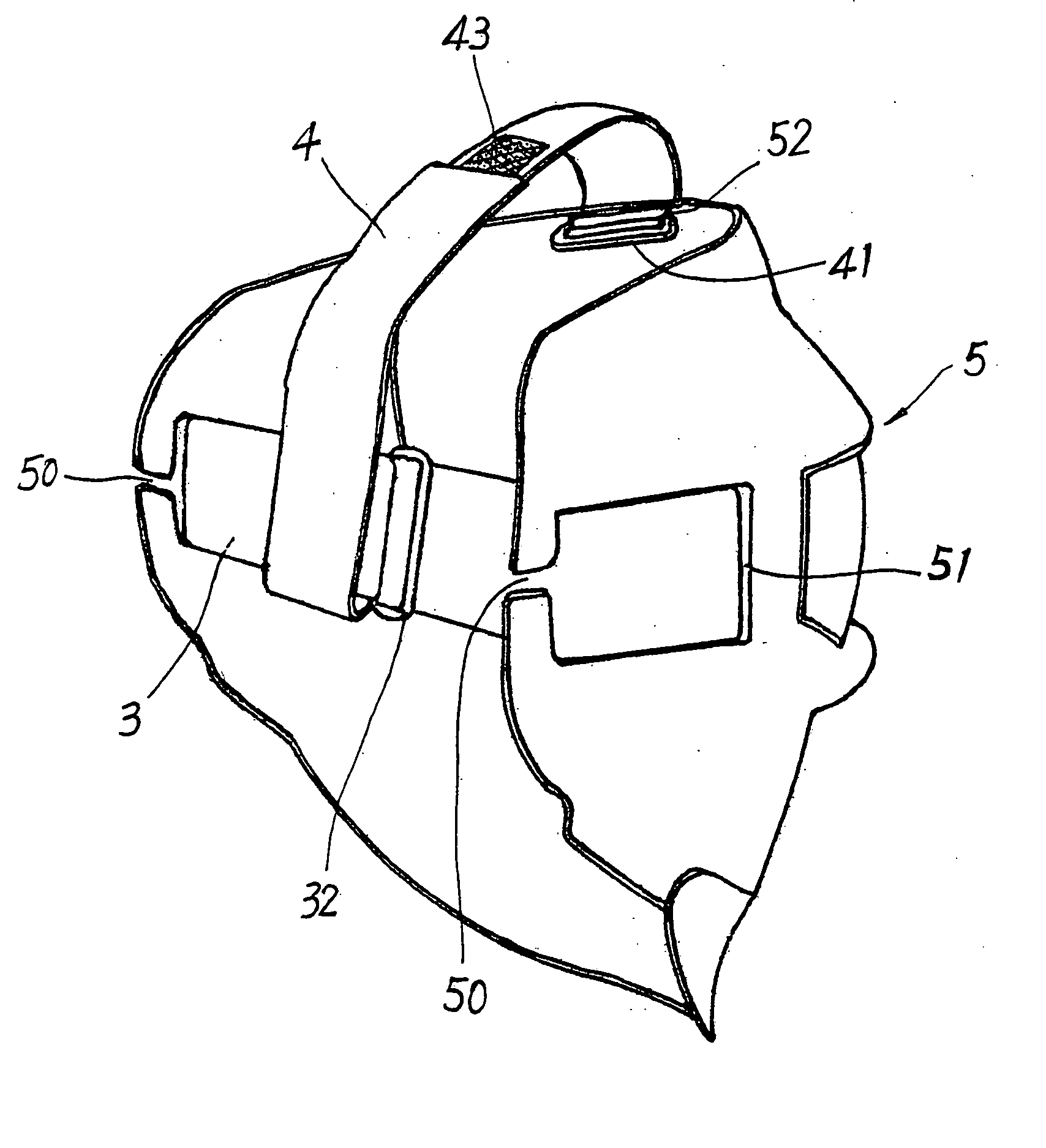 Face mask fit on user's head snugly