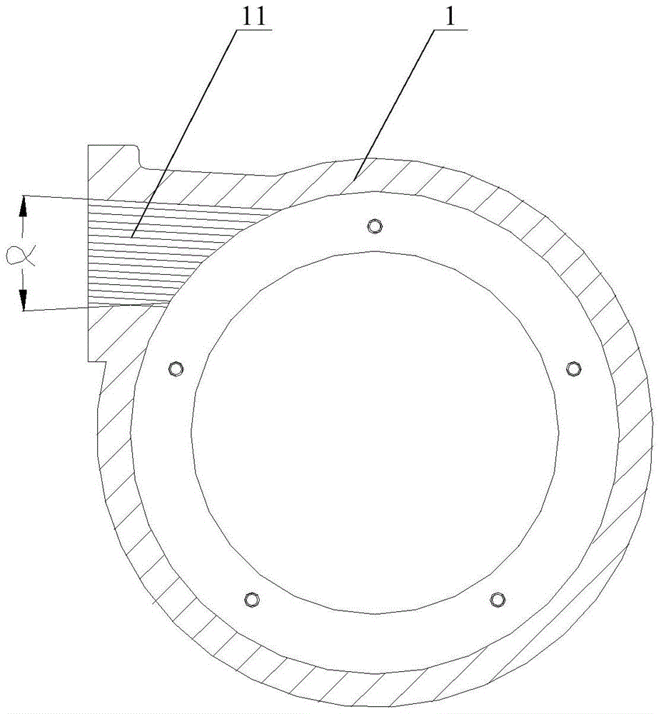 A kind of compressor and its volute