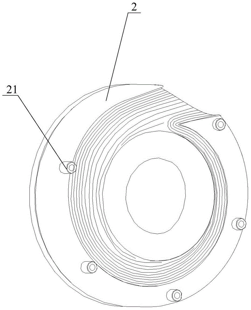 A kind of compressor and its volute