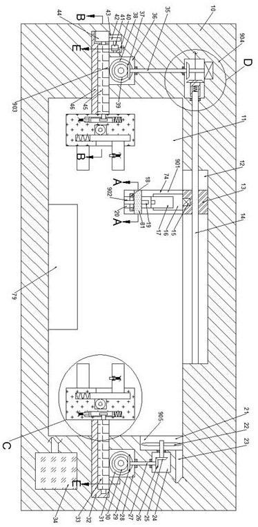 Wood plate drilling equipment capable of automatically switching over drill bit