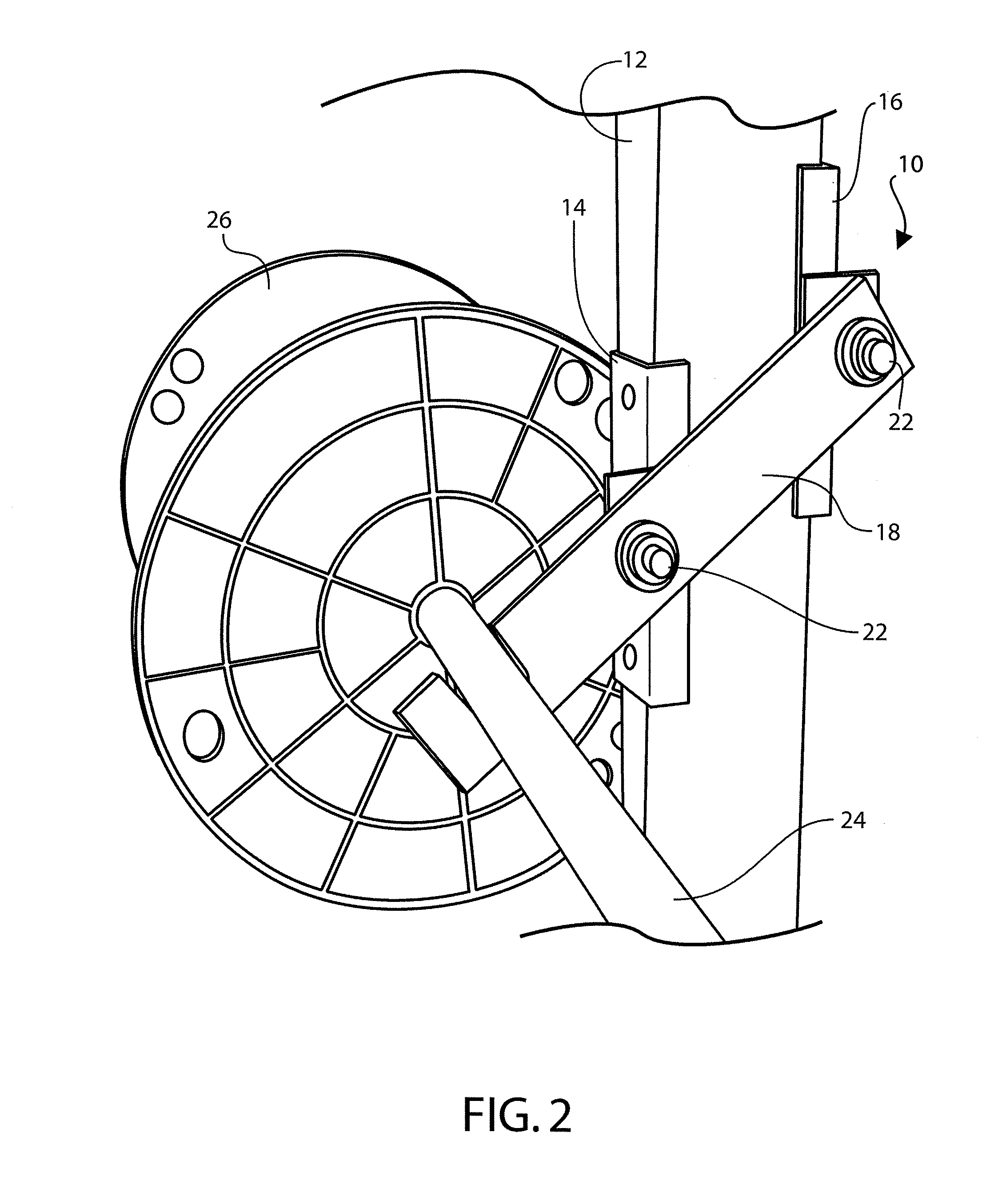 Portable wire spool holding device