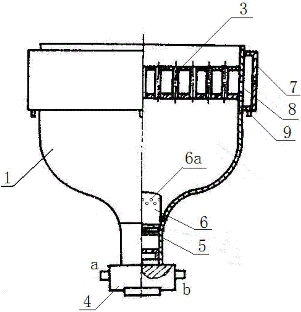 Burner of aircraft fire protection testing apparatus