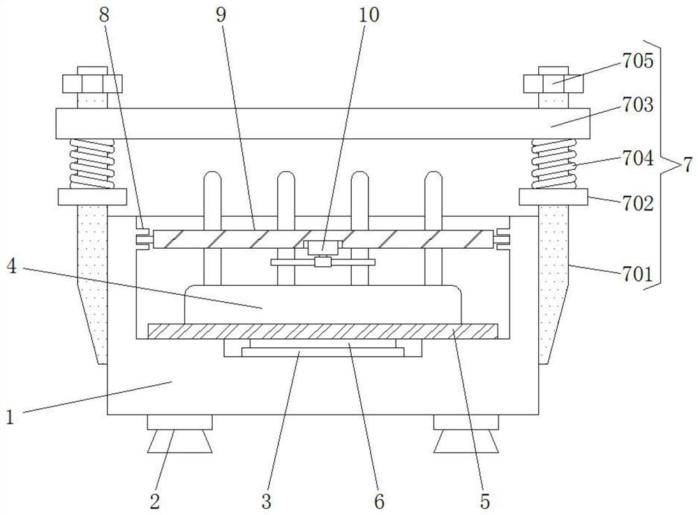 Router with protection structure