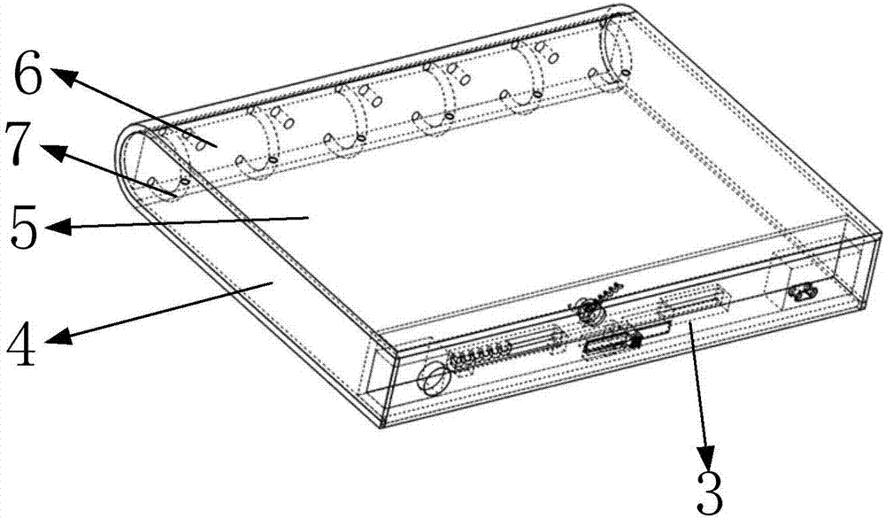 Loose-leaf notebook coded lock based on electric control