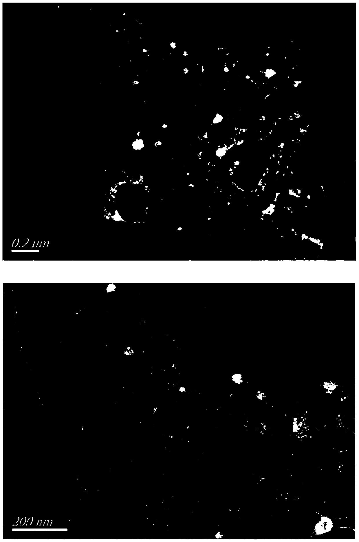 Cop/graphene airgel high-efficiency hydrogen evolution composite material and preparation method