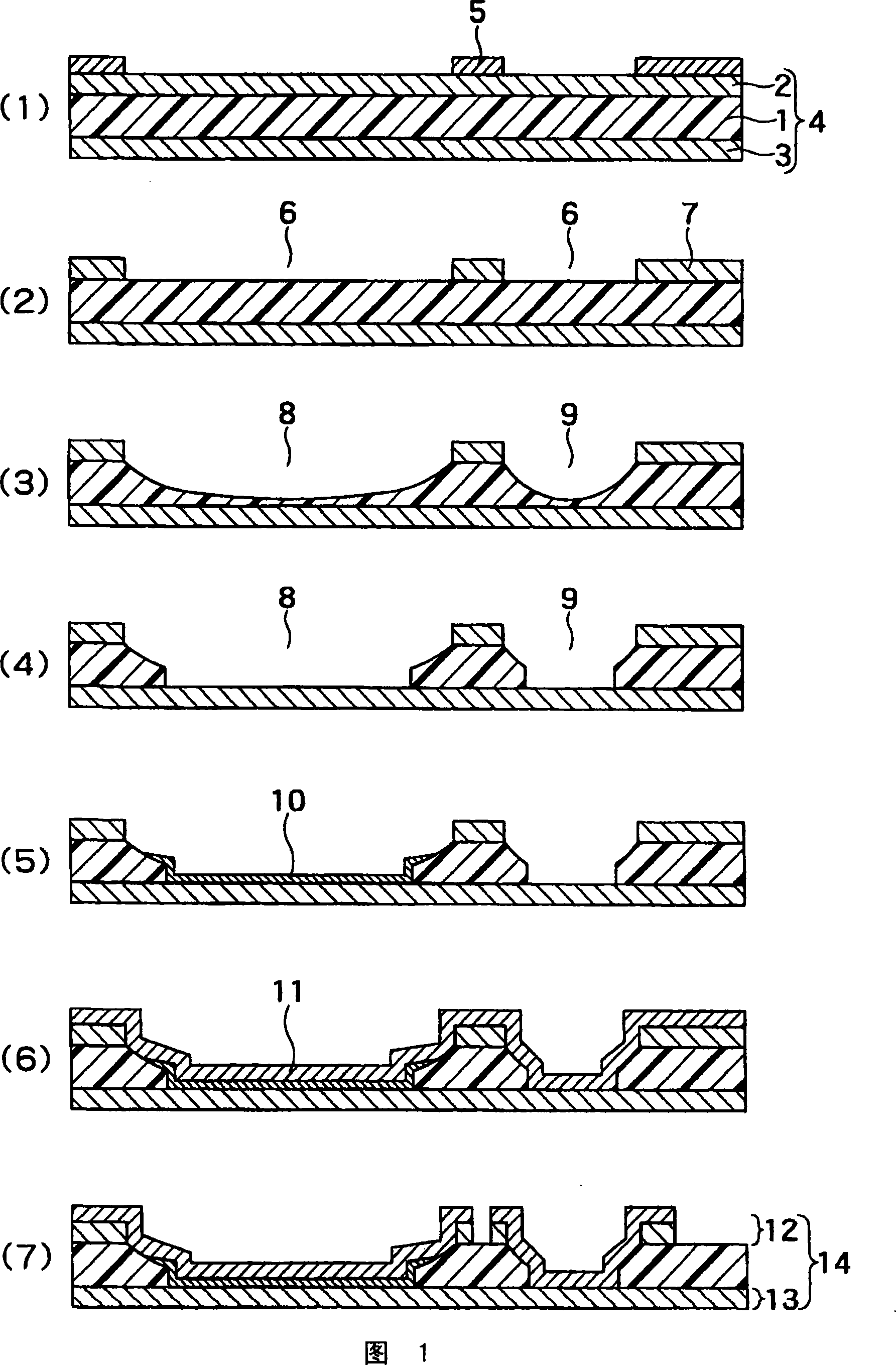 Method for manufacturing printed circuit board with built-in capacitor
