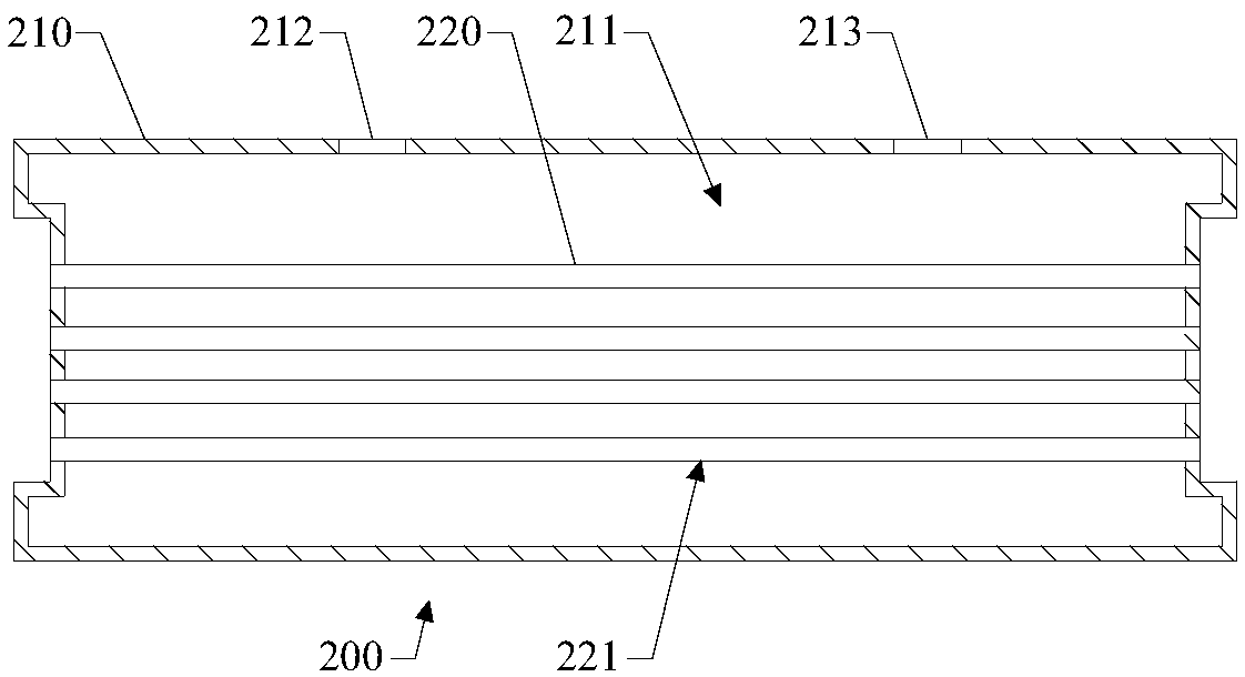 Heat exchanging unit and heat exchanging matrix