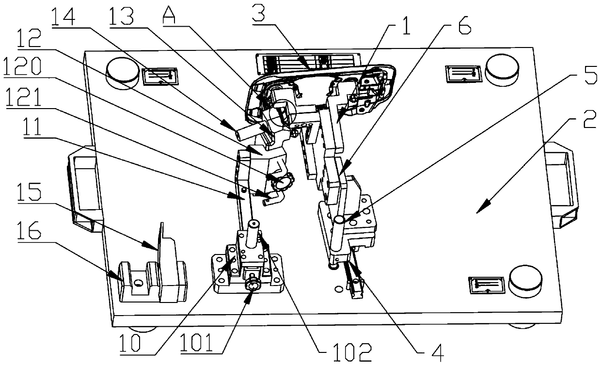 Lock catch and tongue detection device of oil filler cap