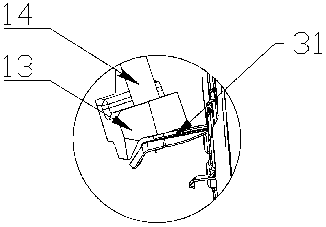 Lock catch and tongue detection device of oil filler cap