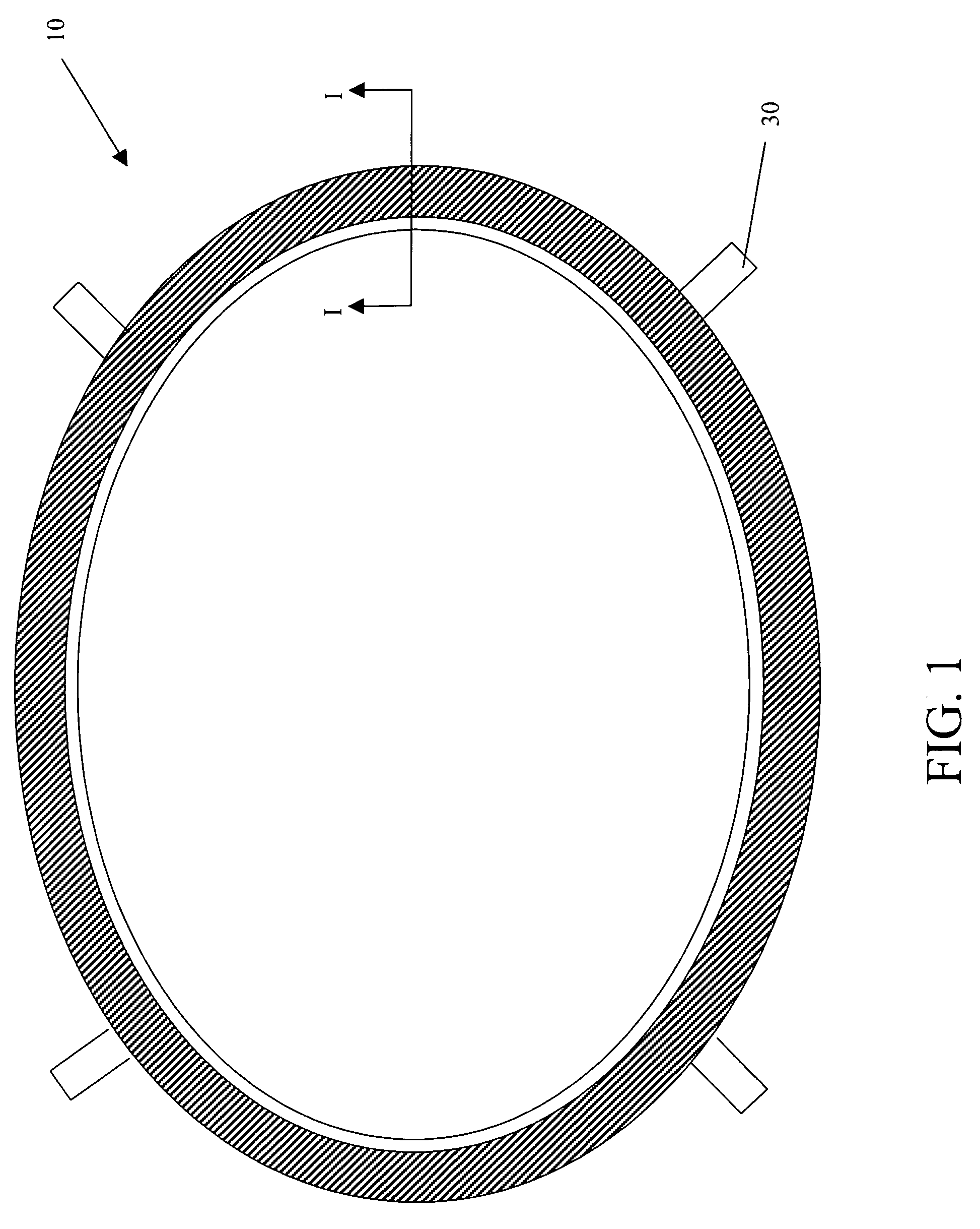 Gasket of non-rounded shape with installation aids