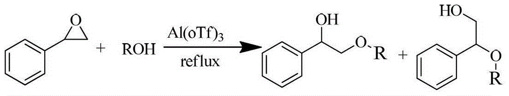 Beta-alkoxy alcohol compound synthesis method