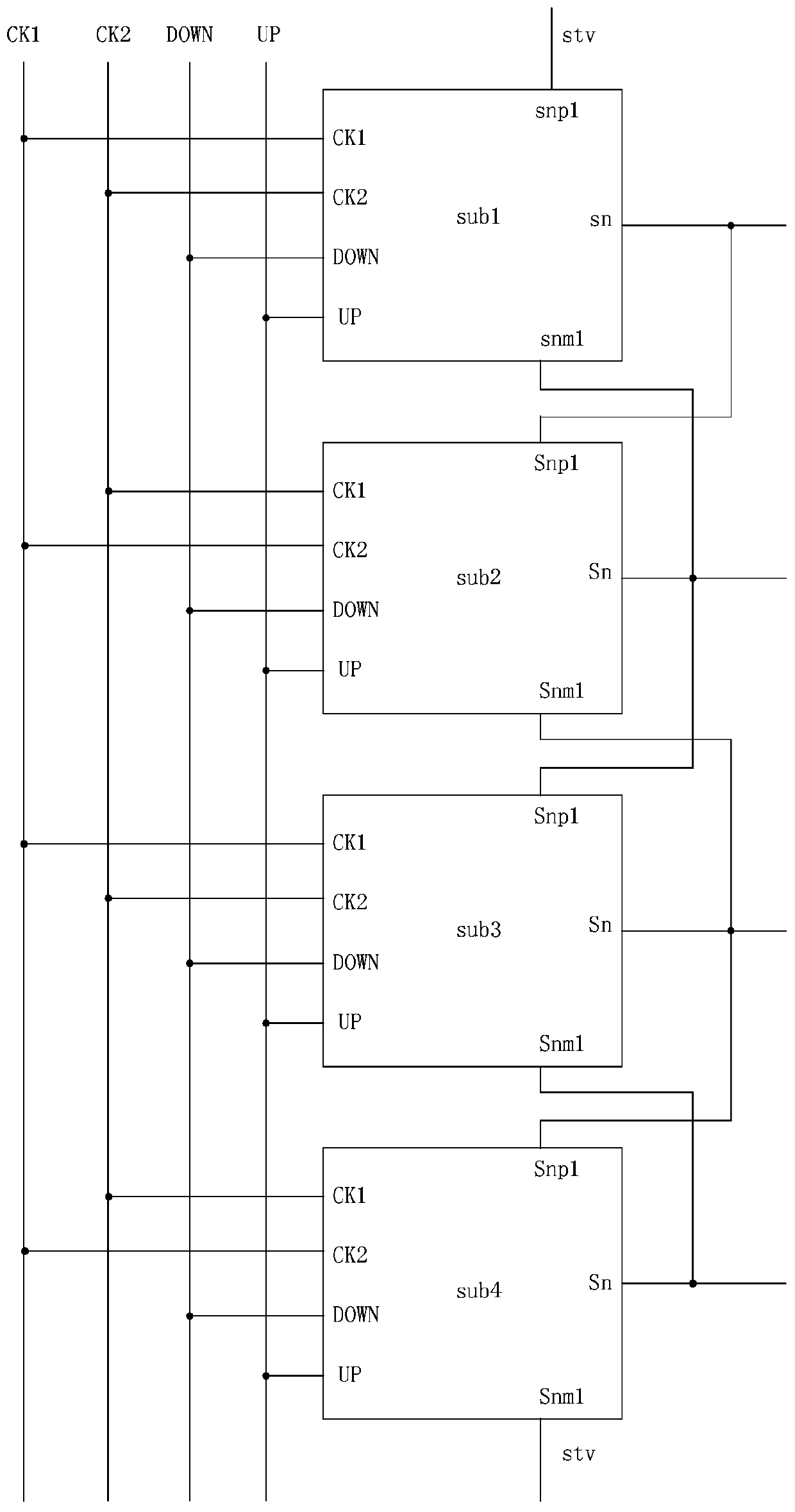 Display device and its shift register