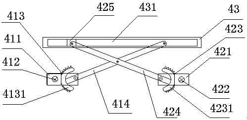 Cleaning device applied to shopping mall large glass door