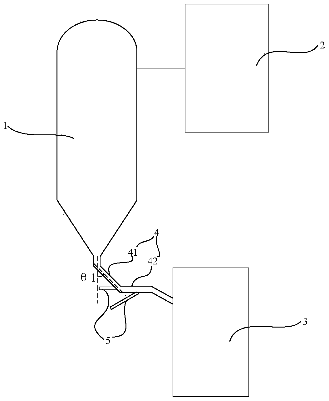 A material conveying system and method