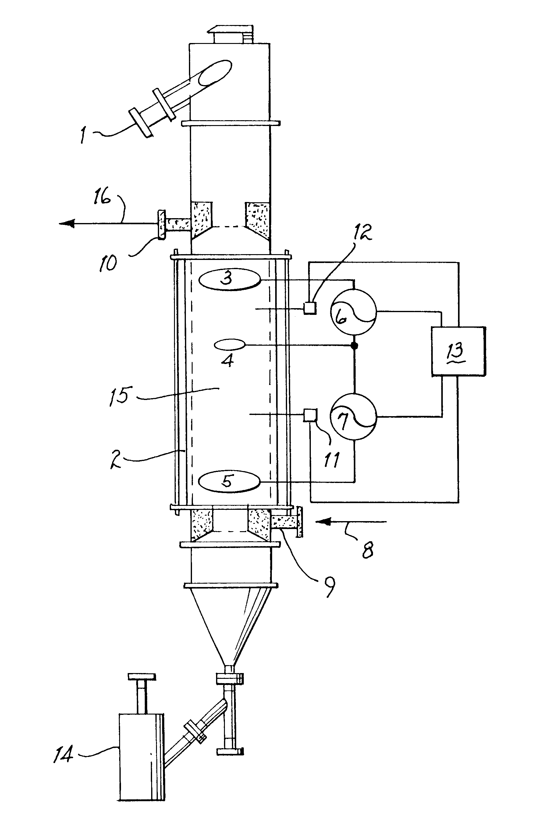 Method and apparatus for controlled heating of adsorbent materials
