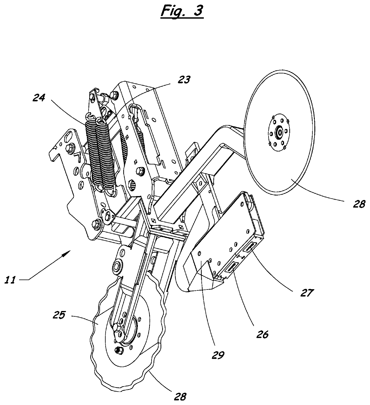 System and method for measuring soil conductivity using existing farm implements