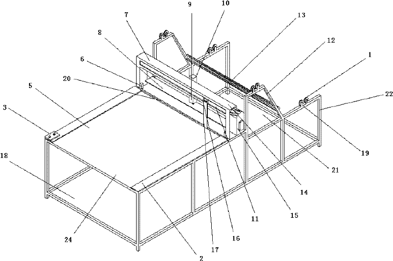 Semi-automatic clipping device for solar energy packaging material