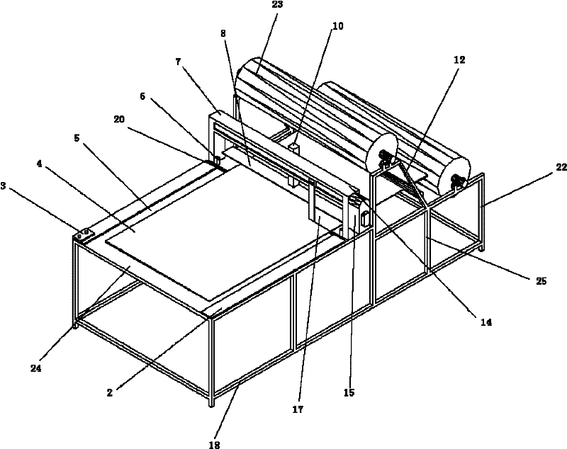 Semi-automatic clipping device for solar energy packaging material