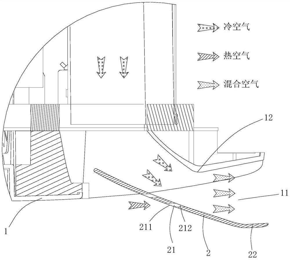 Air deflector for air conditioner and air conditioner