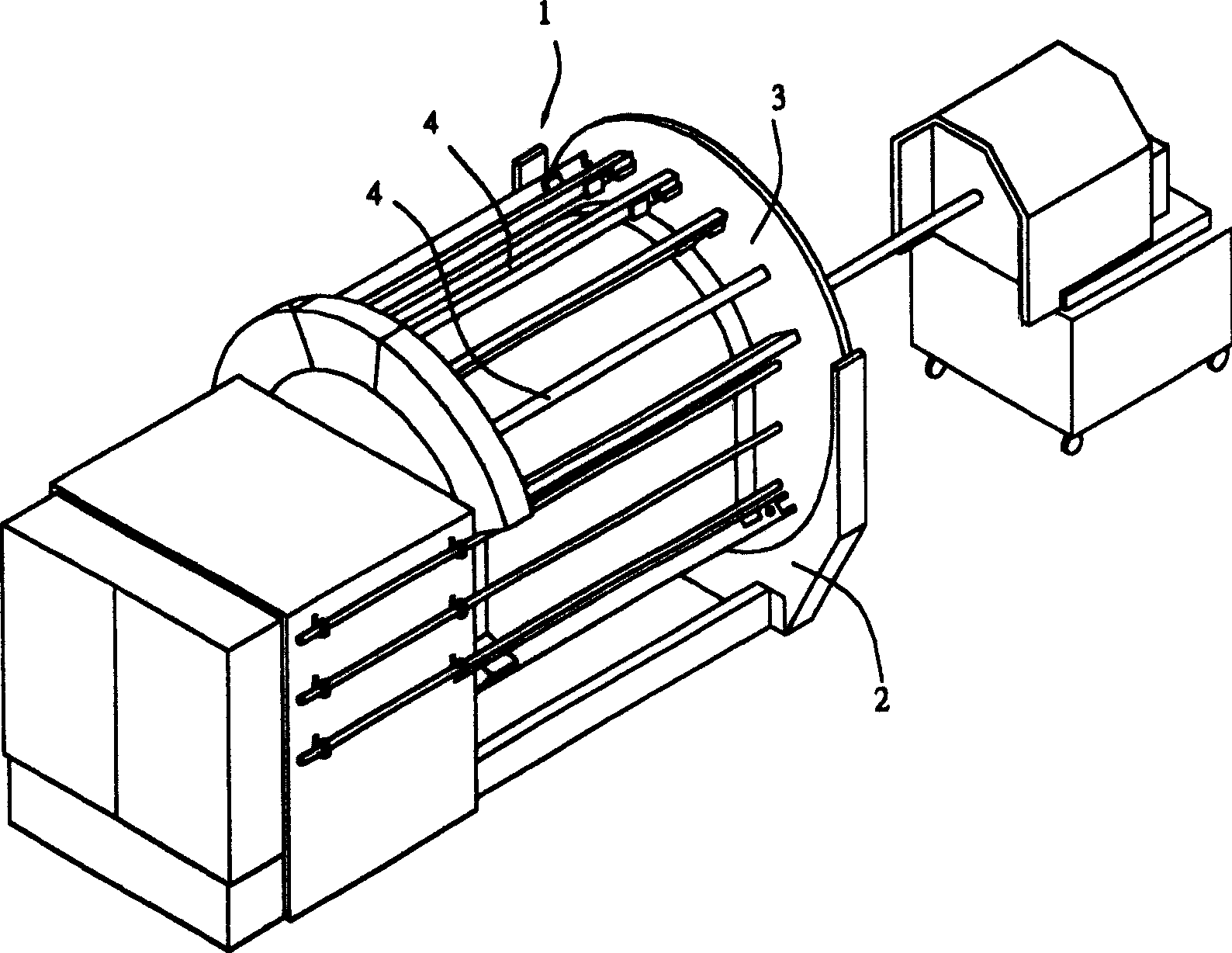 Automatic sample warping machine and its warping method