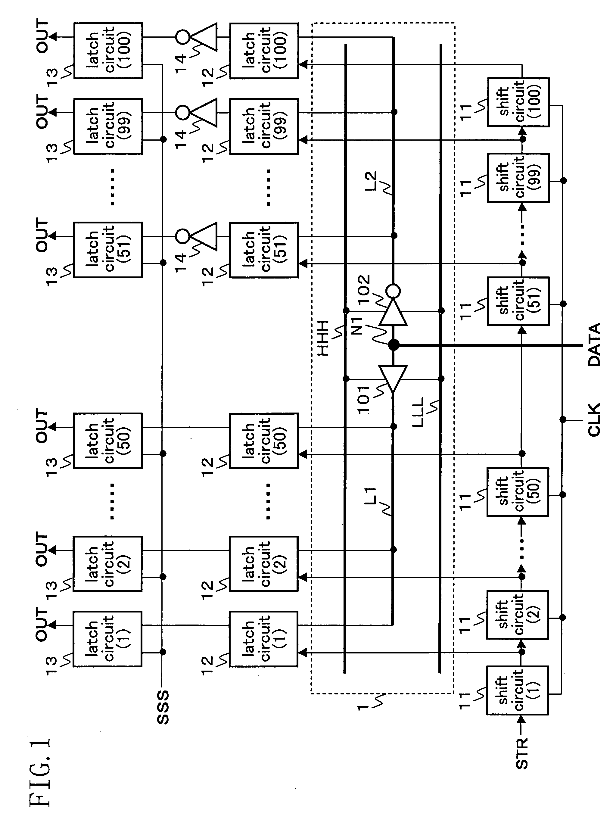 Signal transfer circuit, display data processing apparatus, and display apparatus