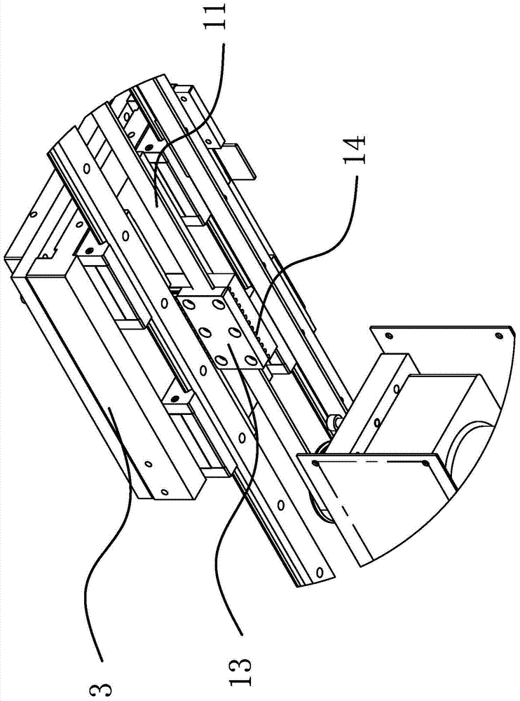 A mechanical arm mechanism of a linear soldering machine