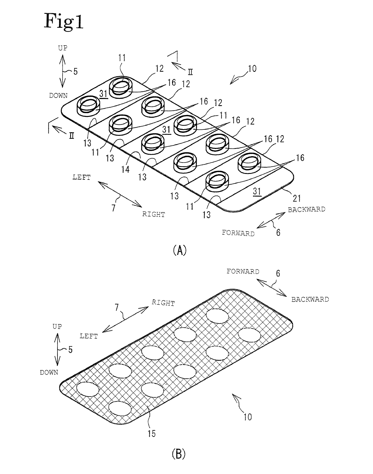 PTP sheet for drug packaging