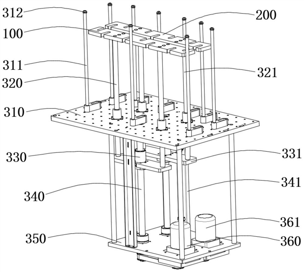 Automatic feeding positioning device with material position adjusting function