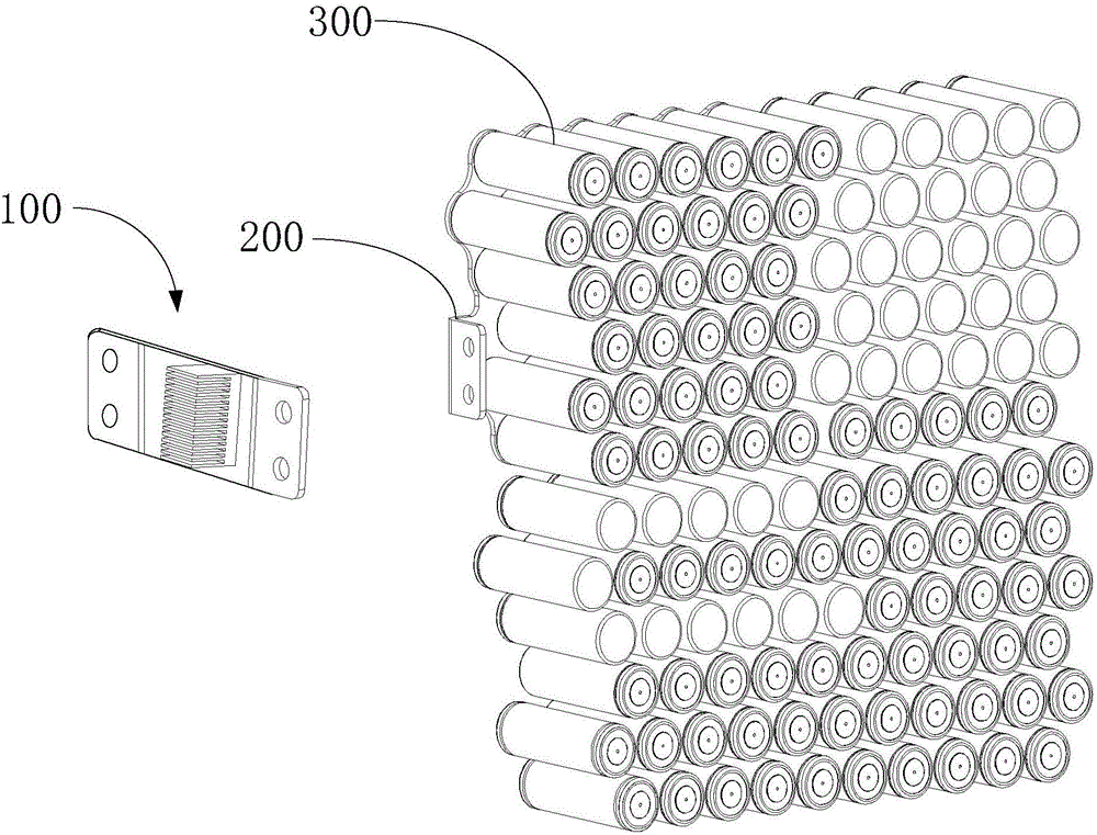 Novel flexible connection structure and battery module