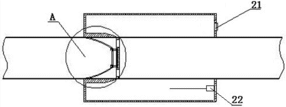 Smoke exhaust structure for anti-freezing gas engine